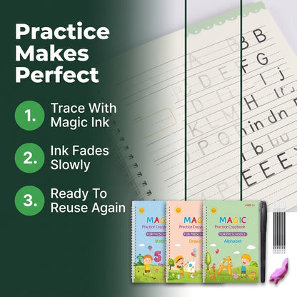 Magic Groove Practice Copybook — Guided Writing Practice Without Boring Worksheets