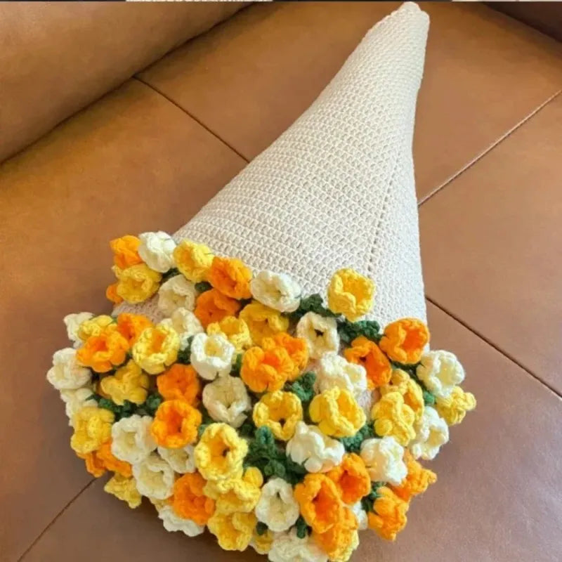 Crochet Rose Bouquet — Lasting Flowers Without Wilting