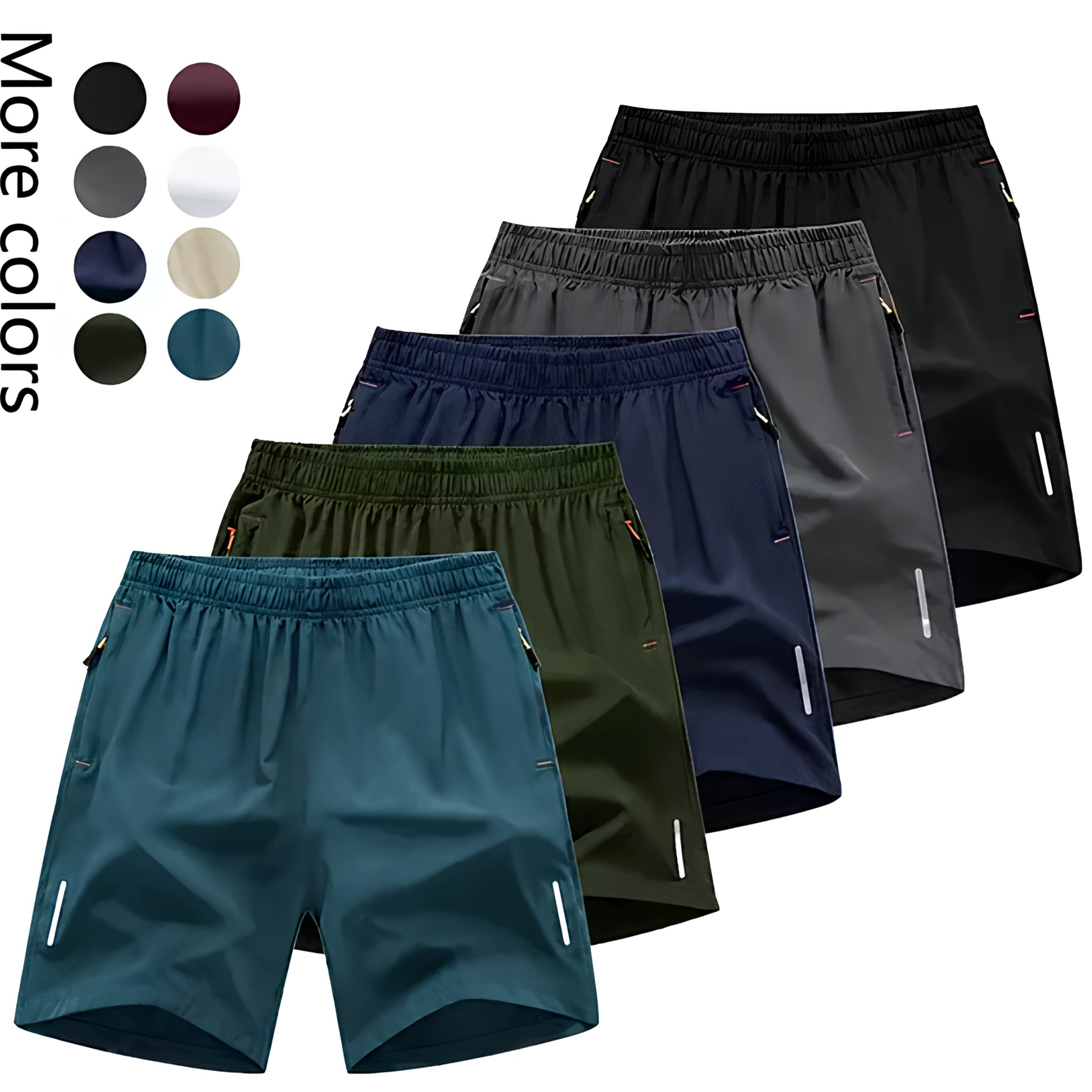 5-Pack Quick-Dry Athletic Shorts — Stay Cool Without Looking Too Casual