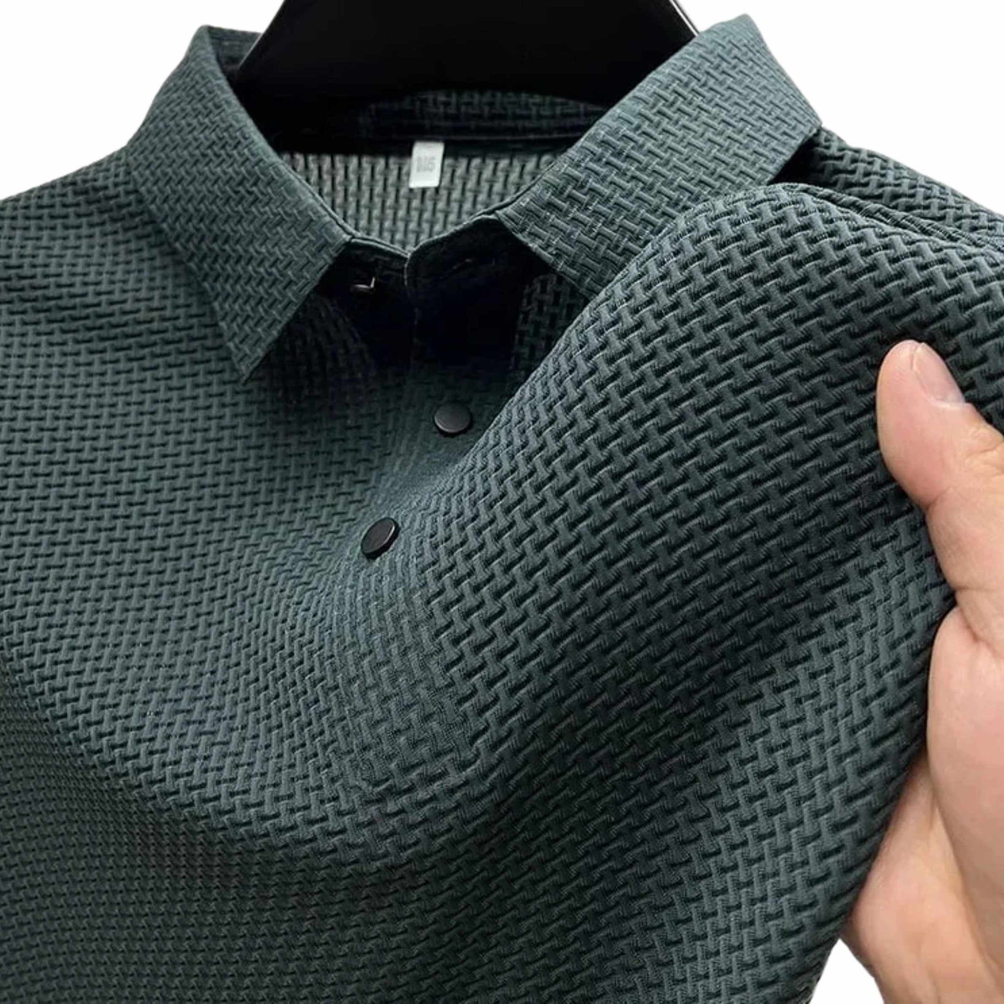 Textured Comfort Polo Shirt — Clean Style Without Heavy Fabric