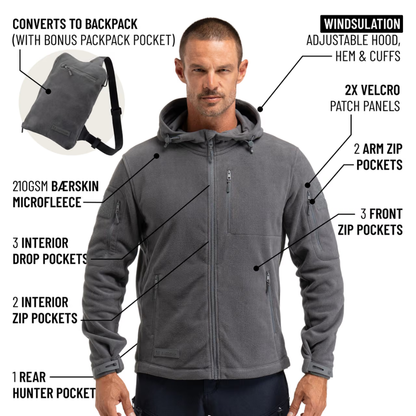 Convertible Backpack Hoodie — Warm When You Need It, Hands-Free When You Don’t