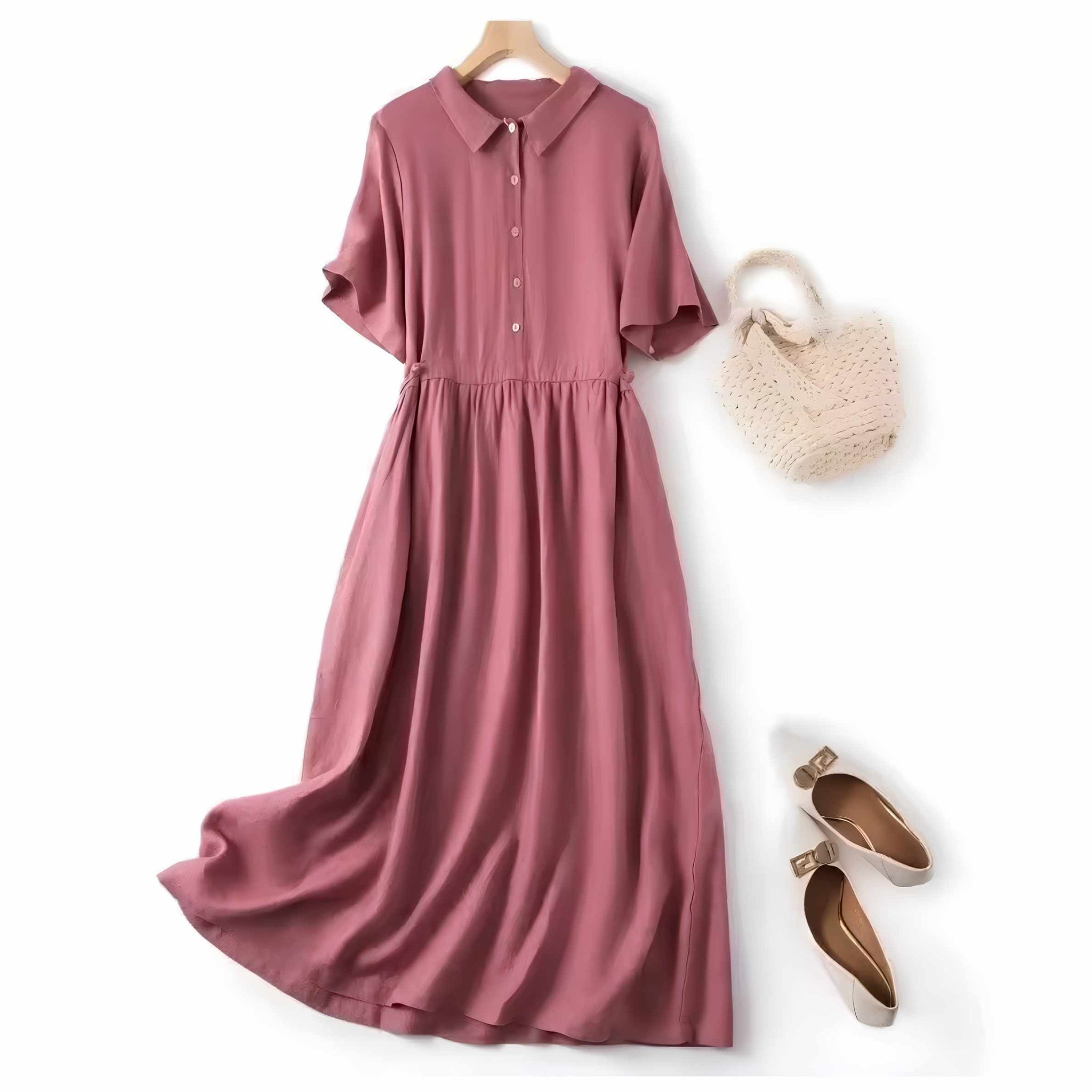 Cotton Linen Midi Dress — Breezy Summer Style Without Outfit Stress