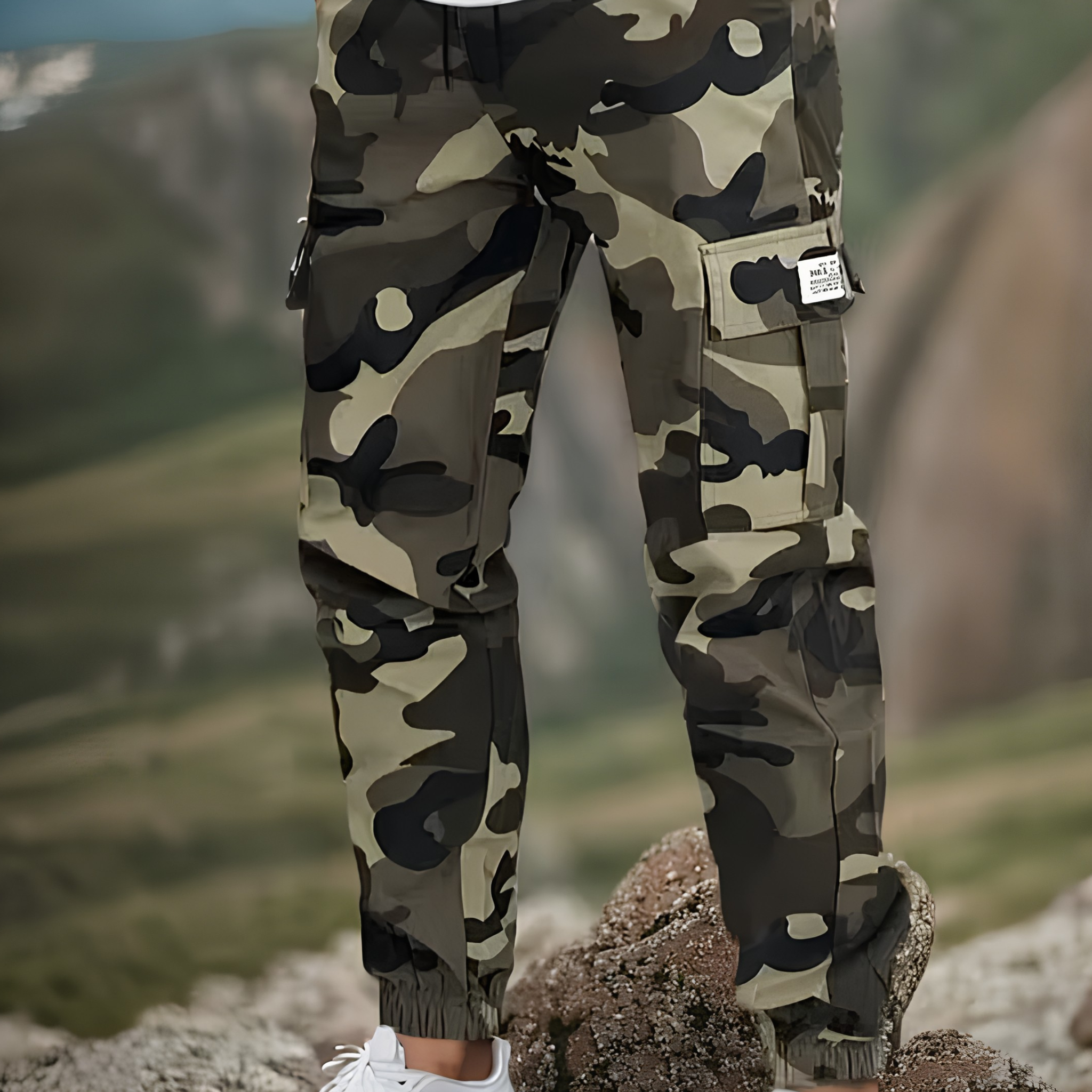 Casual Camo Work Pants — Practical Storage Without Bulky Workwear