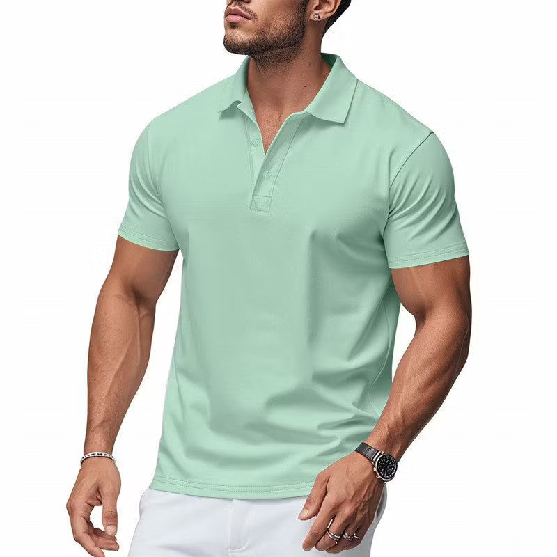 Quick-Dry Short-Sleeve Lapel Shirt — Stay Cool Without Looking Too Casual