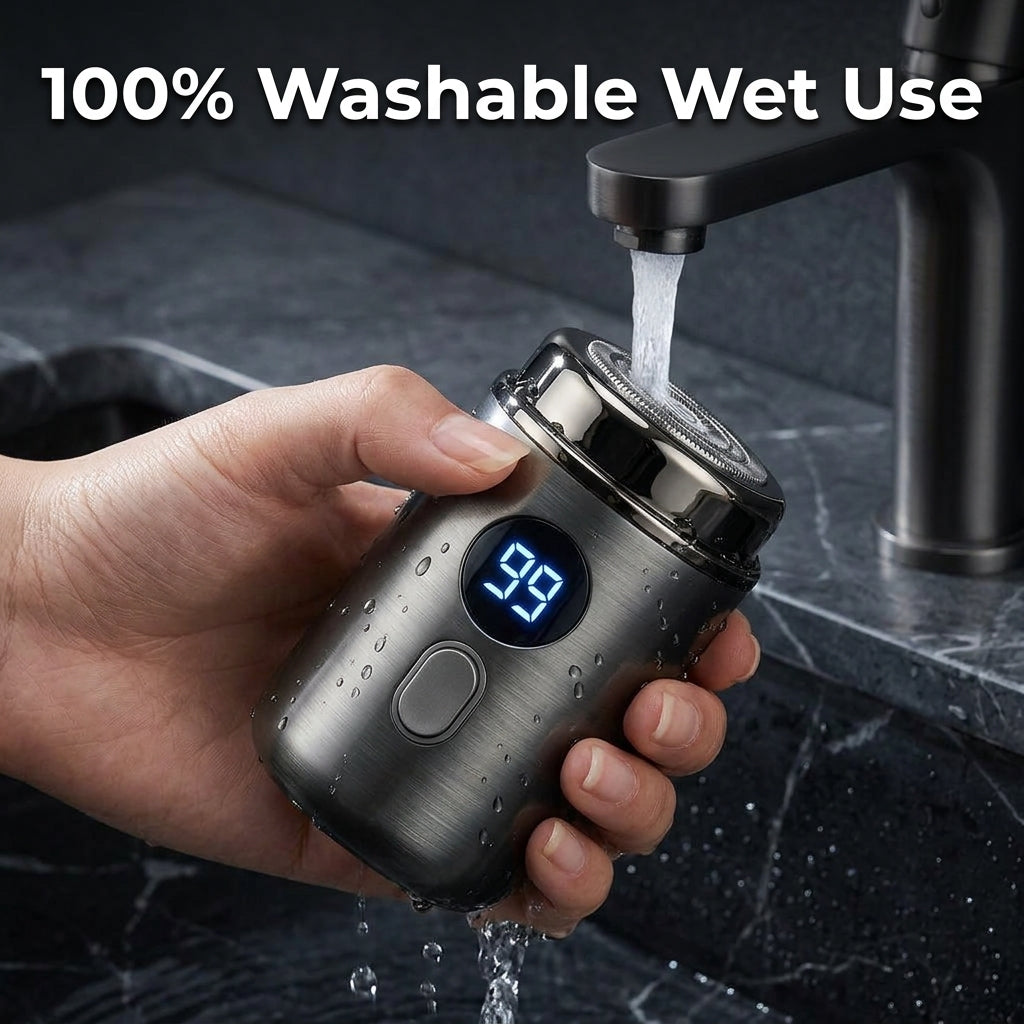 Mini Electric Precision Shaver — Smooth Face & Body Grooming Without Razor Nicks
