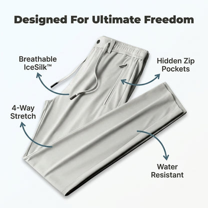 Ice Silk Performance Pants — Stay Cool, Move Freely & Look Sharp