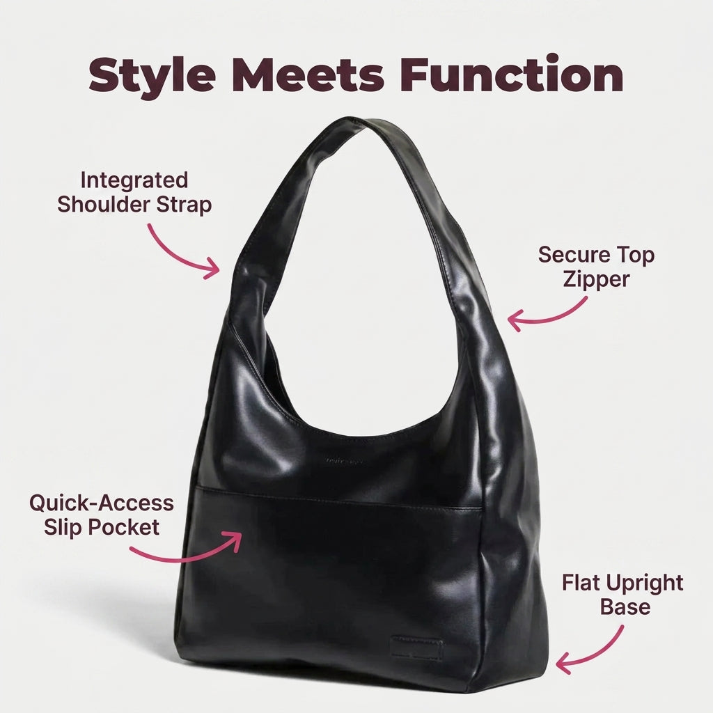 Everyday Shoulder Bag — Effortless Style Without Bulky Carry