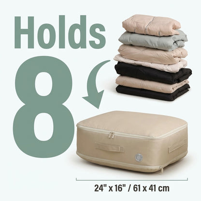 Foldable Compression Storage Bag — Maximize Closet Space Without Bulky Storage Bins