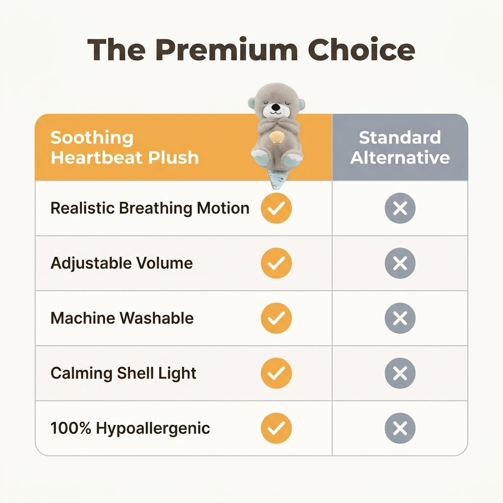 Breathing Otter Sleep Plush — Calming Bedtime Comfort Without Harsh Lights Or Screens
