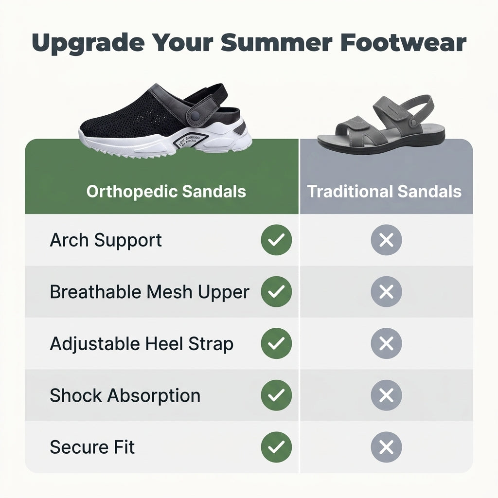 Breathable Summer Sandals — Cool Comfort Without Heavy Shoes