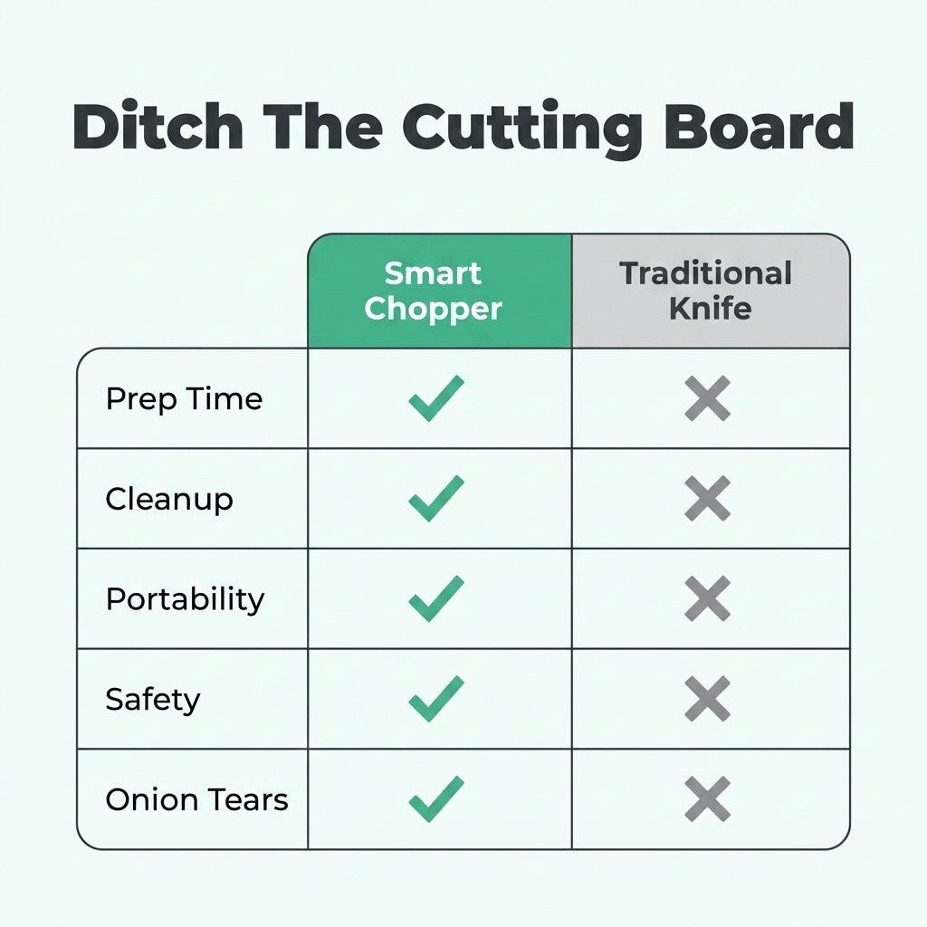 4-in-1 Kitchen Chopper — Chop, Mince & Prep In Seconds
