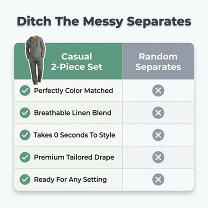 Men’s Hooded 2-Piece Set — Complete Casual Outfit Without Overthinking What To Wear