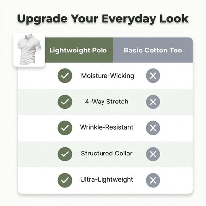 Quick-Dry Short-Sleeve Lapel Shirt — Stay Cool Without Looking Too Casual
