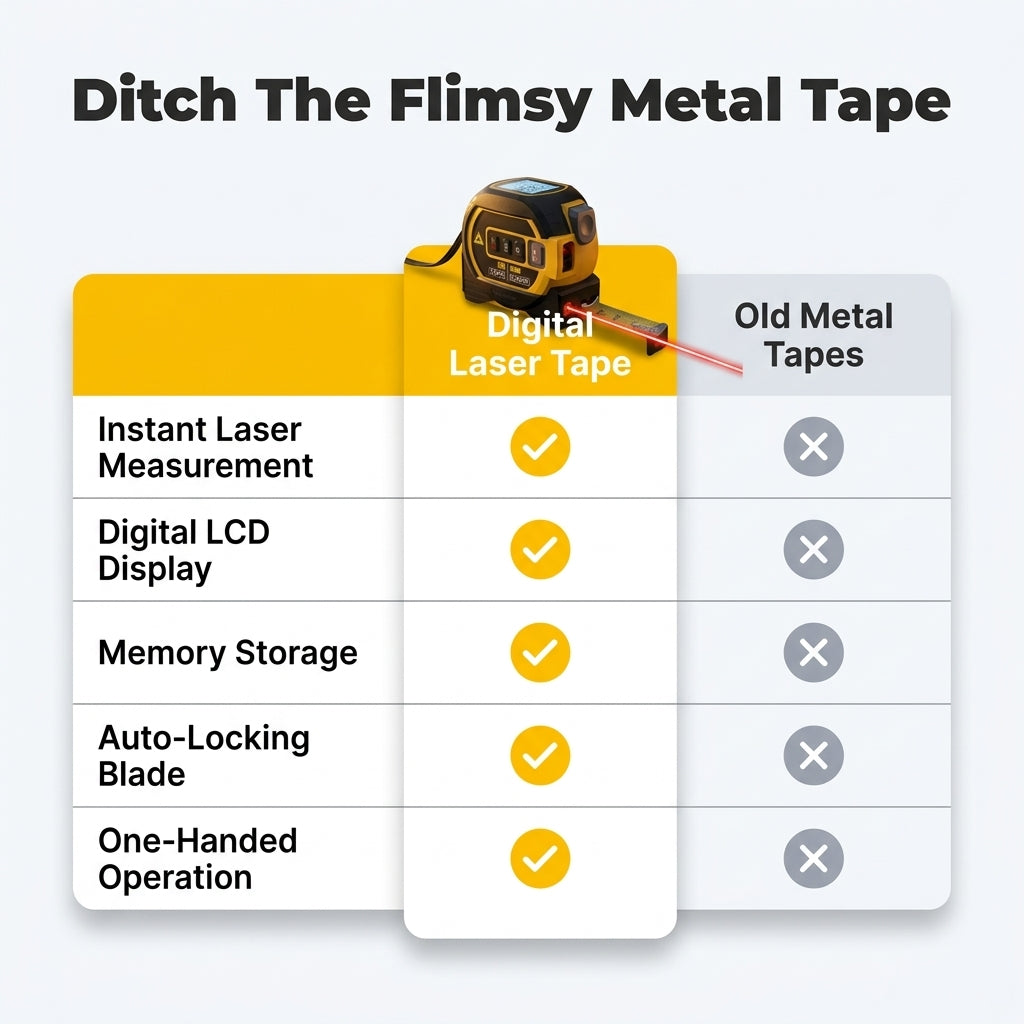 Digital Laser Measuring Tool — Measure Faster Without Second-Guessing Every Cut
