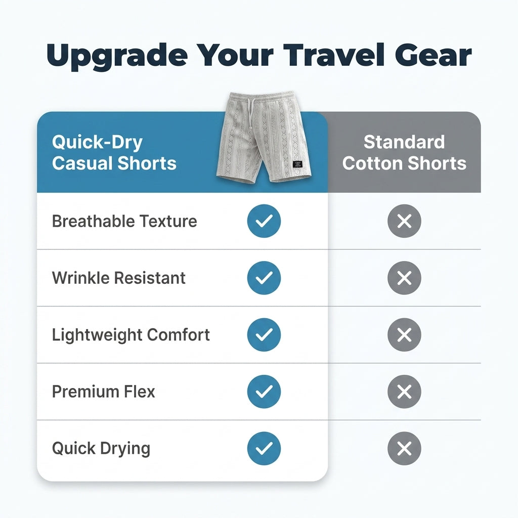 Men’s Everyday Comfort Shorts — Lightweight Fit For Summer Plans