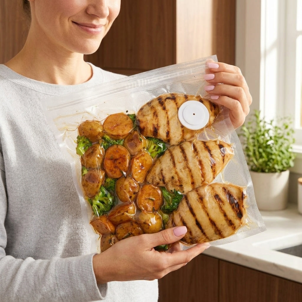 Compact Vacuum Food Sealer — Keep Food Fresh Without Bulky Storage Containers
