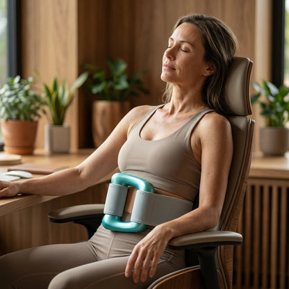 Heated Percussion Massager Belt — Relieve Muscle Tension Without Expensive Massage Sessions