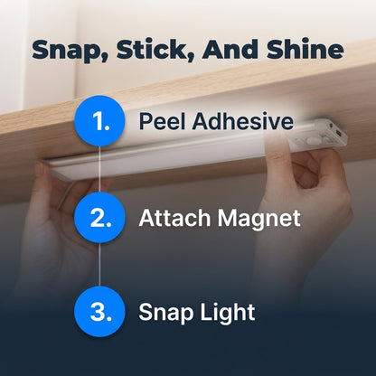 LED Motion Sensor Light — Automatic Light Without Wiring Or Switches