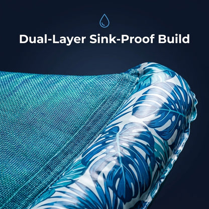 Inflatable Water Hammock Lounger — Float, Relax & Stay Cool Without Bulky Pool Floats