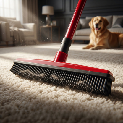 Pet Hair Removal Broom — Lift Stubborn Fur Without Vacuums, Sticky Rollers, Or Endless Sweeping