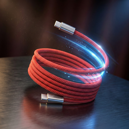 Magnetic Anti-Tangle Charging Cable — Fast Charging Without The Cable Clutter