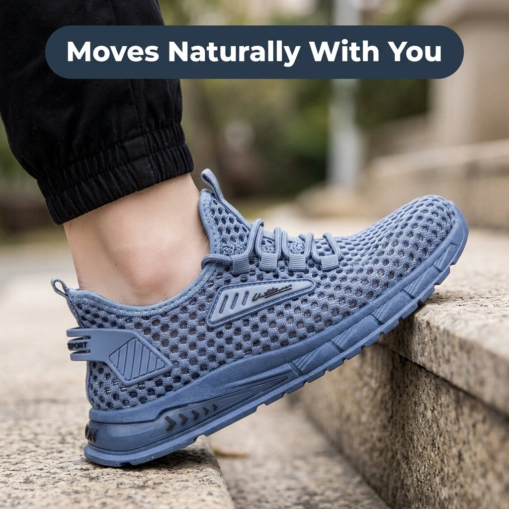 Breathable Mesh Sneakers — All-Day Comfort Without Heavy Shoes