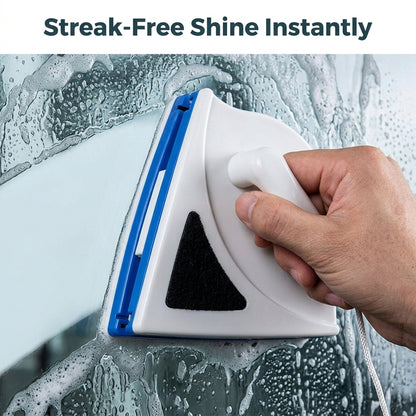 Magnetic Window Wiper — Clean Both Sides Without Reaching Outside
