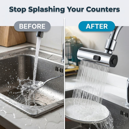 Waterfall Kitchen Faucet Attachment — Wider Rinsing Without Replacing Your Faucet