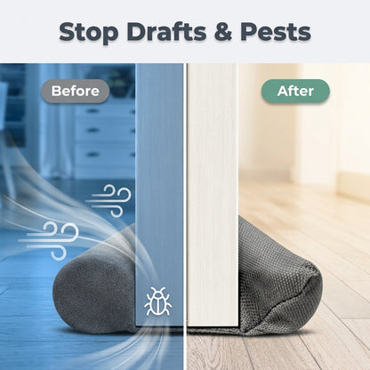 Door Bottom Seal Strip — Block Drafts, Pests & Noise Without Damaging Your Door