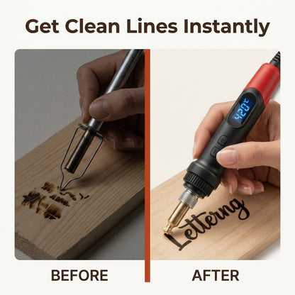 Wood Burning Craft Pen Kit — Personalized Crafting Without Uneven Burn Marks