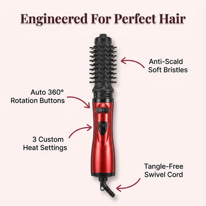 Volumizing Blowout Brush - 3-in-1 tool for salon-quality results at home