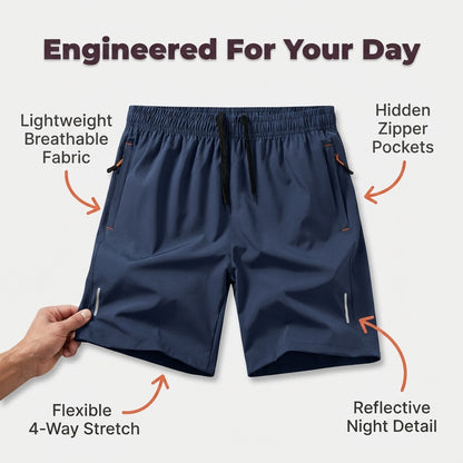 5-Pack Quick-Dry Athletic Shorts — Stay Cool Without Looking Too Casual