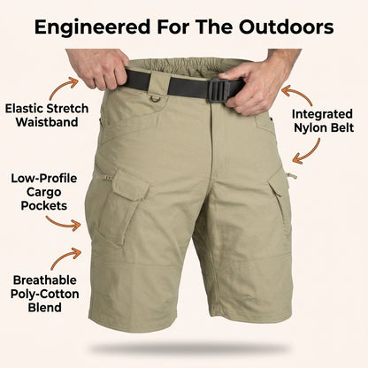 Outdoor Cargo Shorts — Durable Utility Without Stiff, Heavy Shorts