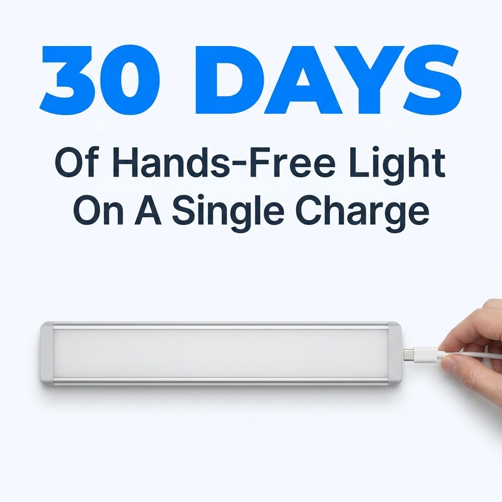 LED Motion Sensor Light — Automatic Light Without Wiring Or Switches