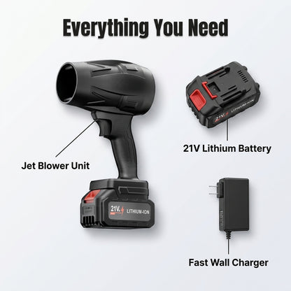 Cordless Turbo Jet Blower — Powerful Air Cleaning Without Bulky Equipment