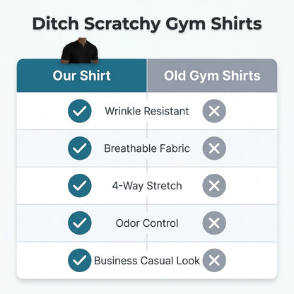 Short-Sleeve Fitness T-Shirt — Stay Cool Without Looking Too Casual