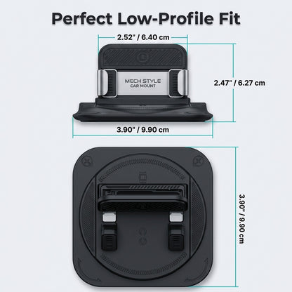 Dashboard Car Phone Mount — Hands-Free Viewing Without Vent Clips Or Suction Cups