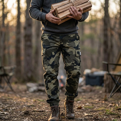 Casual Camo Work Pants — Practical Storage Without Bulky Workwear
