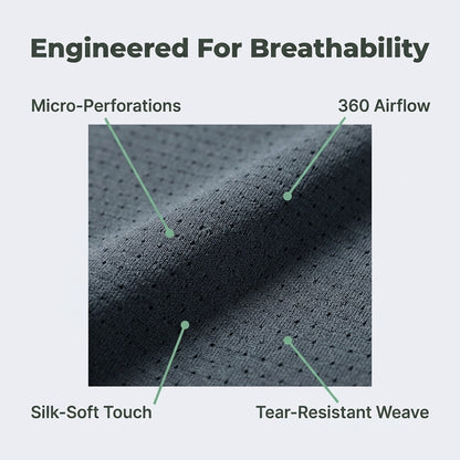 Ice Silk Round Neck T-Shirt — Stay Cool Without Heavy Summer Shirts