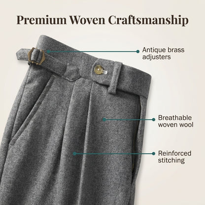 Italian-Style Wool Business Pants — Refined Formal Style Without Stiff, Uncomfortable Trousers