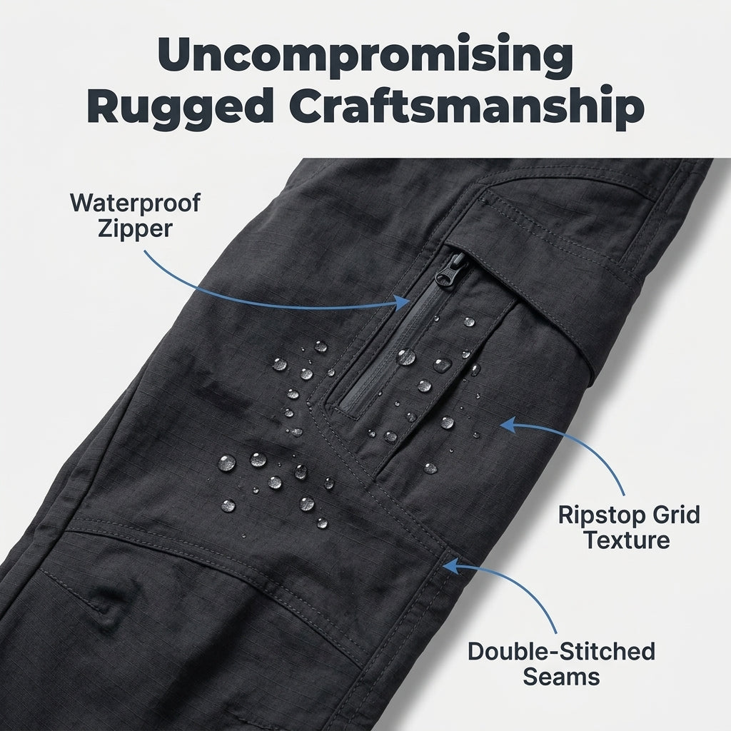 Men’s Waterproof Utility Pants — Outdoor Protection Without Stiff, Heavy Pants