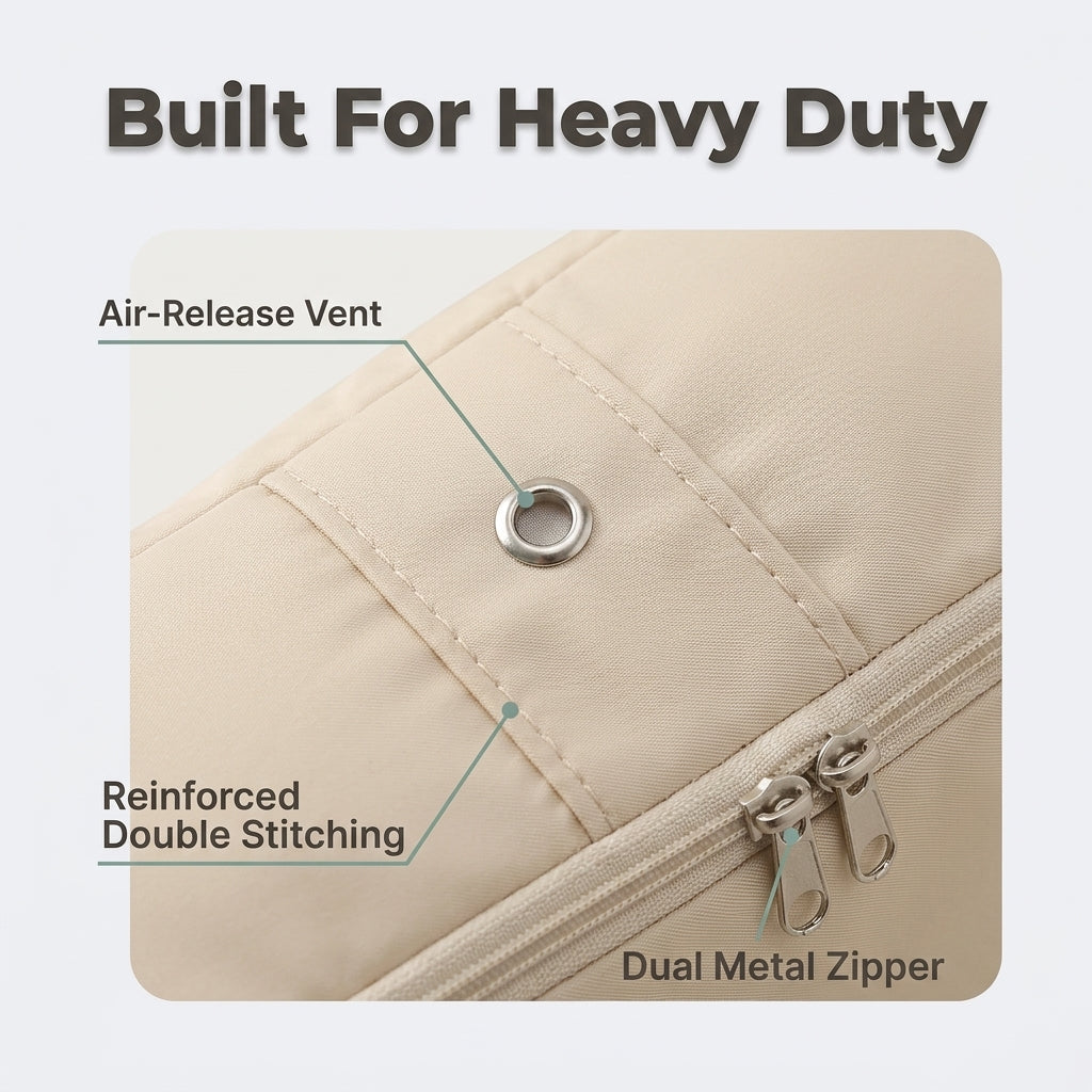 Foldable Compression Storage Bag — Maximize Closet Space Without Bulky Storage Bins