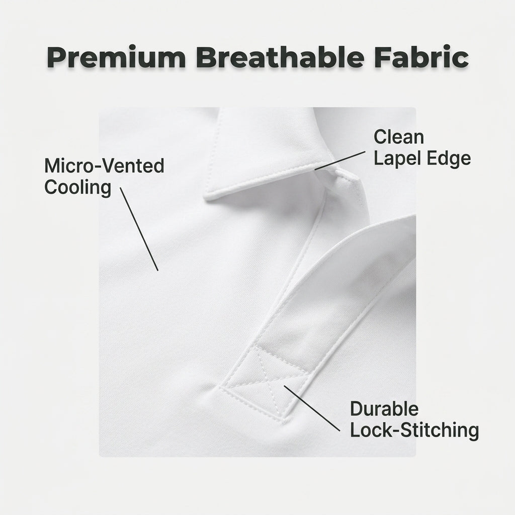 Quick-Dry Short-Sleeve Lapel Shirt — Stay Cool Without Looking Too Casual