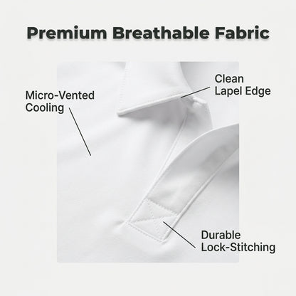 Quick-Dry Short-Sleeve Lapel Shirt — Stay Cool Without Looking Too Casual