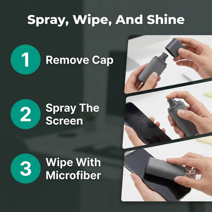 Portable Screen Cleaner — Clear Screens Without Carrying Wipes