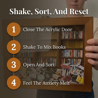 Miniature Anxiety Bookshelf — A Satisfying Reset Ritual For Restless Hands