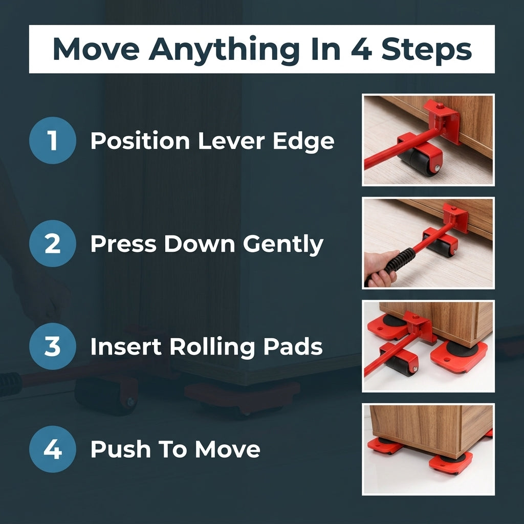 Furniture Move Lift — Move Heavy Furniture Without Strain