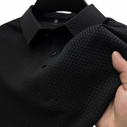 Textured Comfort Polo Shirt — Clean Style Without Heavy Fabric