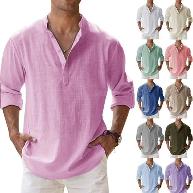 Men’s Cotton Casual Shirt — Clean Summer Style Without Feeling Stiff