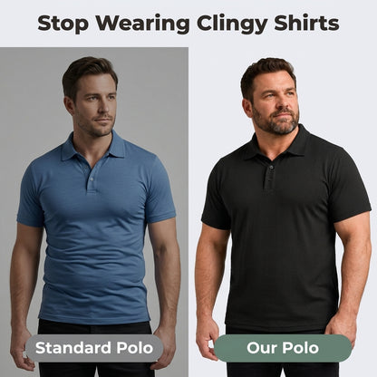 Men’s Textured Comfort Polo